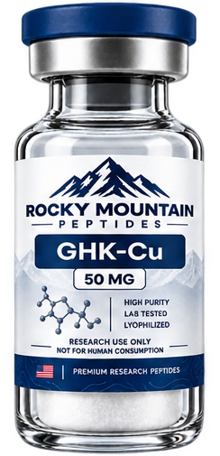 GHK-Cu 50 mg research peptide vial